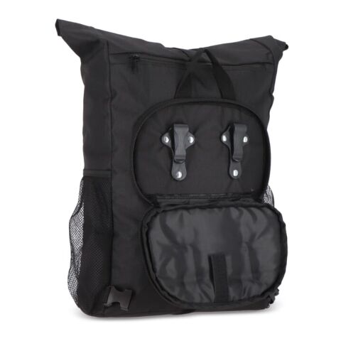 R-PET 600D Rolltop sac à dos vélo 20L Noir | sans marquage | non disponible | non disponible