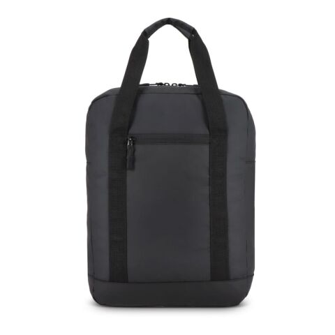 Sac à dos en R-PET 600D enduit PU 27,5 x 12 x 37,5 cm 12 L Noir | sans marquage | non disponible | non disponible