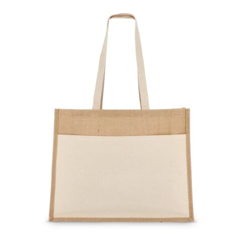 Sac fourre-tout en jute OEKO-TEX® 45 x 12 x 35cm 320g/m² Ecru | sans marquage | non disponible | non disponible