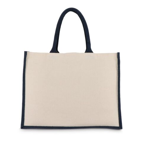 Jute-Cotton Sac fourre-tout OEKO-TEX® 42,5 x 19 x 32cm 320g/m² Bleu foncé | sans marquage | non disponible | non disponible