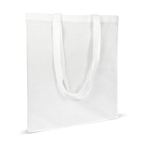 Sac en coton bio couleur long 140g/m² 38x42 cm Blanc | sans marquage | non disponible | non disponible