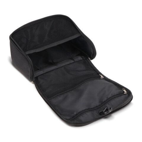 Trousse de toilette de voyage Kora en rPET 300D Noir