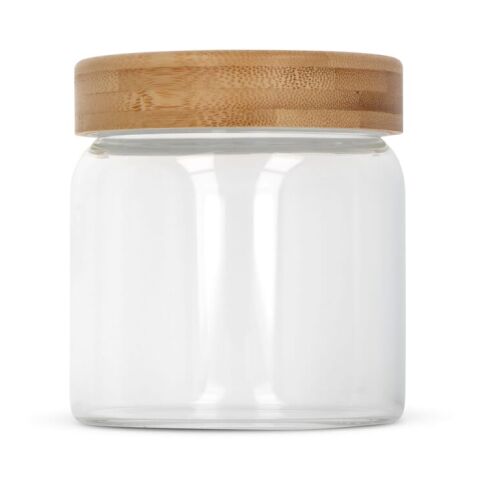 Boîte en verre &amp; bambou 600ml Transparent | sans marquage | non disponible | non disponible | non disponible