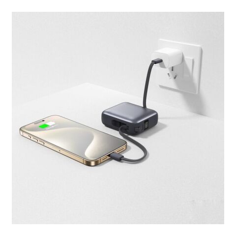 Nova Powerbank 22,5 W Power Delivery avec câbles intégrés 10 000 mAh Gris foncé | sans marquage | non disponible | non disponible