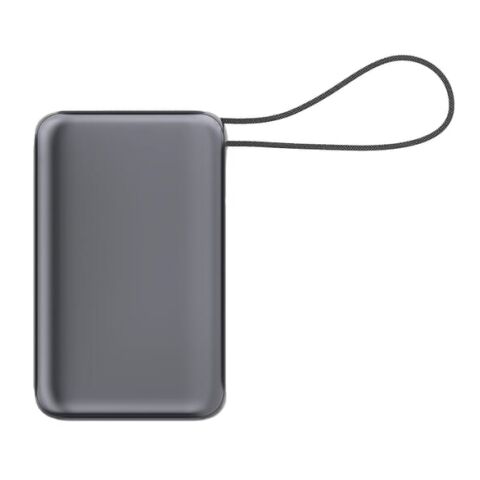 Batterie externe Nova 65W avec câble USB-C intégré, 30000 mAh Gris foncé | Impression Numérique | top | 45 mm x 85 mm