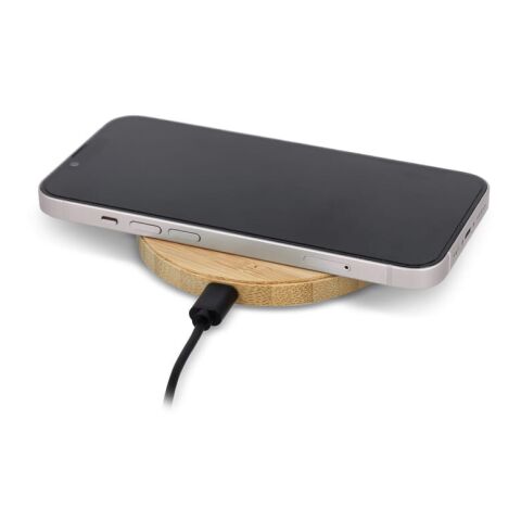 Pad de charge sans fil en bambou 15W Nature | sans marquage | non disponible | non disponible