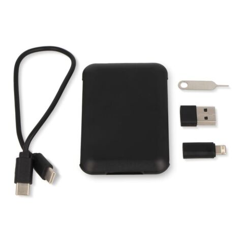Kit de téléphone de voyage et chargeur noir | sans marquage | non disponible | non disponible | non disponible