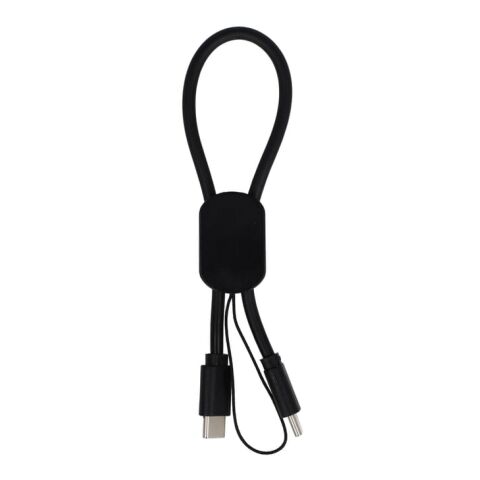 Câble USB-C format porte-clés 60 W Noir | sans marquage | non disponible | non disponible