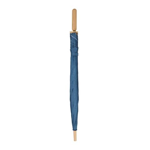 Parapluie bâton 25” en R-PET. Poignée droite, ouverture automatique Bleu foncé | sans marquage | non disponible | non disponible | non disponible