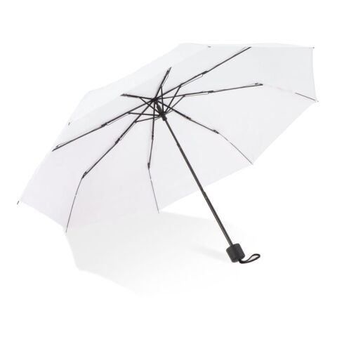 Parapluie pliable Congo 190T Pongee 21 Blanc | sans marquage | non disponible | non disponible