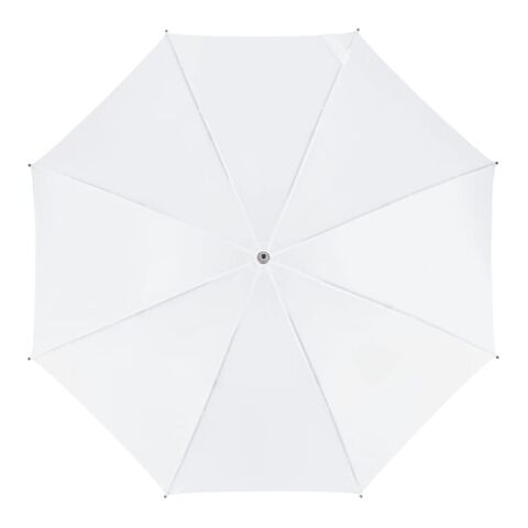 Bosco 190T Polyester 23&quot; Parapluie à bâton Ouverture automatique Blanc | sans marquage | non disponible | non disponible