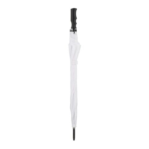 Bosco 190T Polyester 23" Parapluie à bâton Ouverture automatique Blanc | sans marquage | non disponible | non disponible