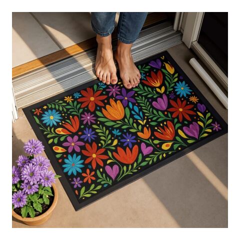 Paillasson en sublimation 50x75 cm Noir | sans marquage | non disponible | non disponible