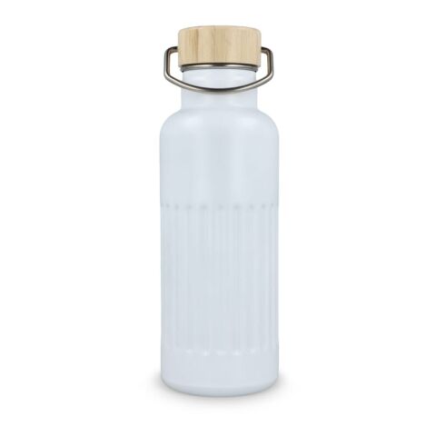 Bouteille isotherme en acier inoxydable recyclé 500 ml Blanc | sans marquage | non disponible | non disponible