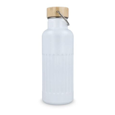 Bouteille isotherme en acier inoxydable recyclé 500 ml Blanc