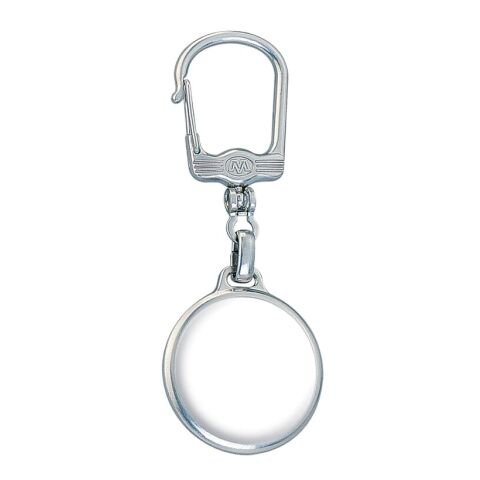 Porte-clés métal rond Argent | sans marquage | non disponible | non disponible | non disponible
