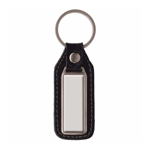 Porte-clés cuir/métal noir | sans marquage | non disponible | non disponible | non disponible