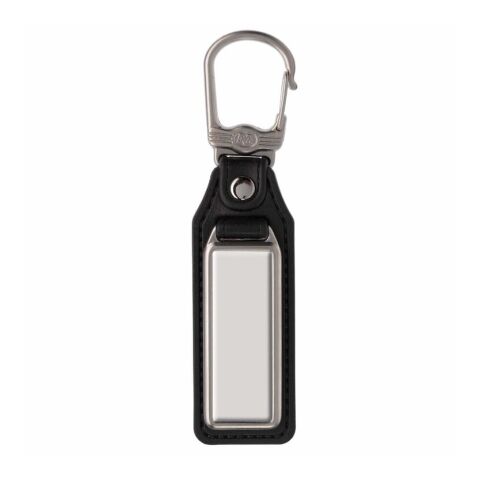 Porte-clés plastique/métal Noir-Argent | sans marquage | non disponible | non disponible | non disponible