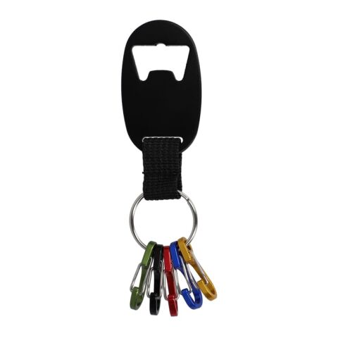 Porte-clés décapsuleur Noir | sans marquage | non disponible | non disponible