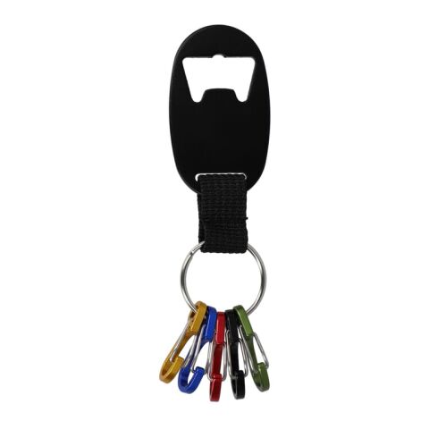 Porte-clés décapsuleur Noir | sans marquage | non disponible | non disponible