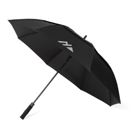 Parapluie tempête 27'' en RPET AWARE™ Nordic Drift Trail noir | sans marquage | non disponible | non disponible