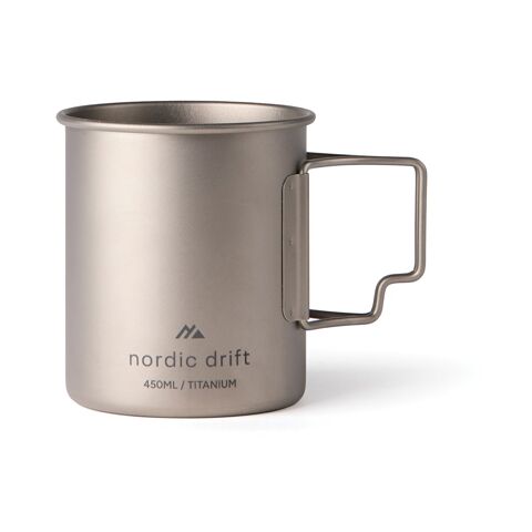 Tasse 450 ml ultra légère en titane Nordic Drift Trail argent | sans marquage | non disponible | non disponible