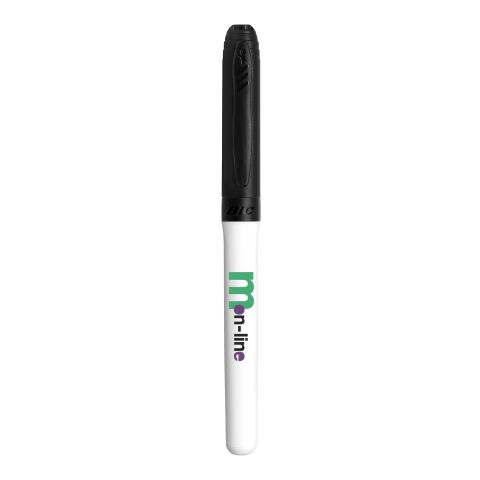 BIC® Velleda® White Board Marker Grip blanc-noir | Sérigraphie 1 couleur | Corps-Centré clip | 25.00 mm x 45.00 mm