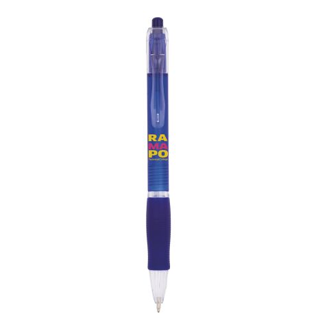 Stylo Click bleu | encre bleu | Sérigraphie 1 couleur | Corps-Arrière clip | 15.00 mm x 45.00 mm