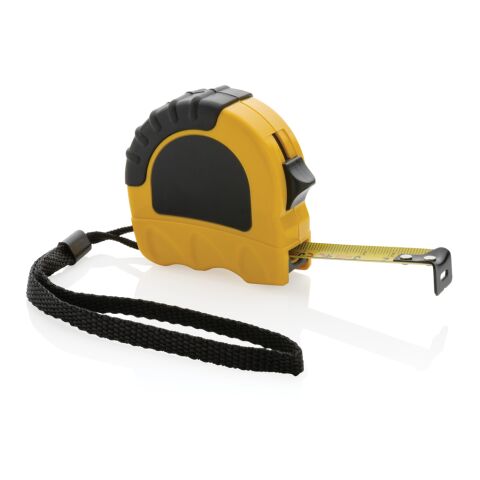 Mètre ruban 3M/16 mm en plastique recyclé RCS jaune-noir | sans marquage | non disponible | non disponible