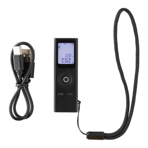 Mètre laser 30 mètres en aluminium recyclé RCS Gear X noir | sans marquage | non disponible | non disponible