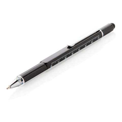 Stylo outil 5 en 1 noir | sans marquage | non disponible | non disponible | non disponible