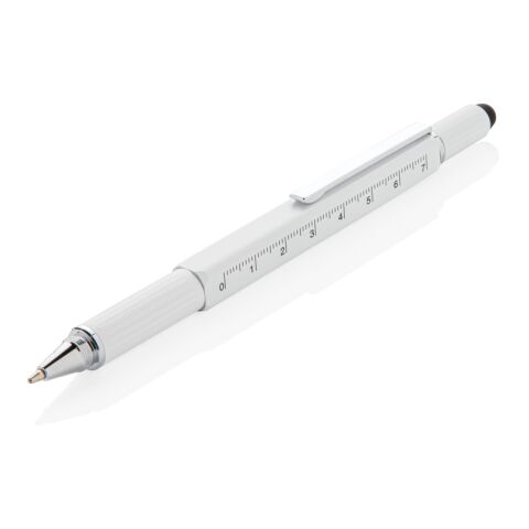Stylo outil 5 en 1 blanc | sans marquage | non disponible | non disponible | non disponible