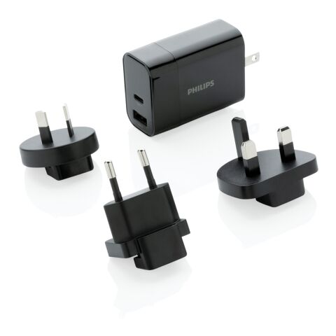 Chargeur USB de Voyage Philips, USB 30W Ultra Rapide noir | sans marquage | non disponible | non disponible