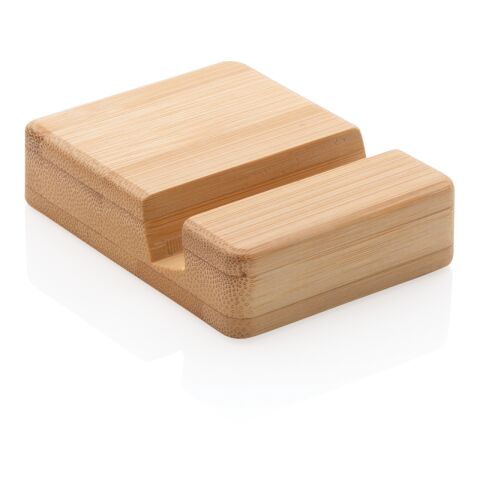 Support téléphone en bambou marron | sans marquage | non disponible | non disponible