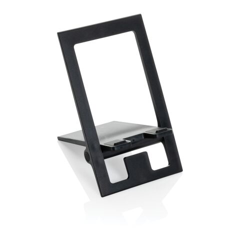 Support téléphone pliable en plastique RCS SnapStand noir | sans marquage | non disponible | non disponible
