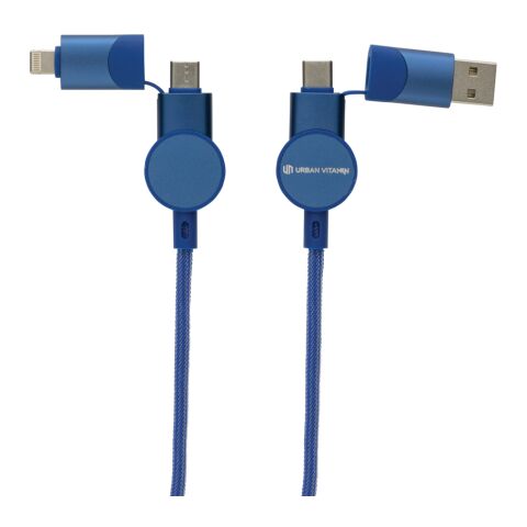 Câble Oakland 1,2 mètres 6-in-1 à charge rapide 60W bleu | sans marquage | non disponible | non disponible