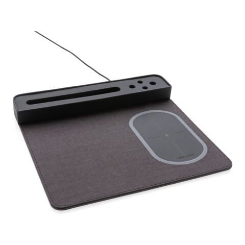 Tapis de souris Air avec chargeur à induction 5W noir | sans marquage | non disponible | non disponible