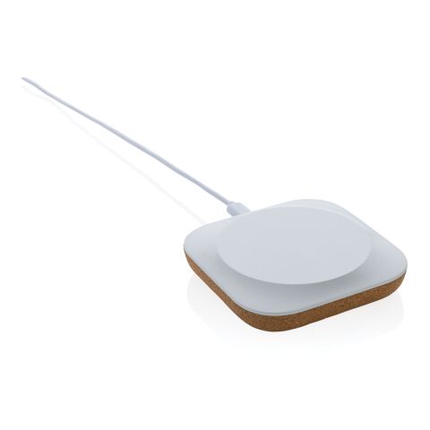 Chargeur sans fil Oregon fabriqué à partir de recyclage RCS. plastique &amp; liège marron | sans marquage | non disponible | non disponible