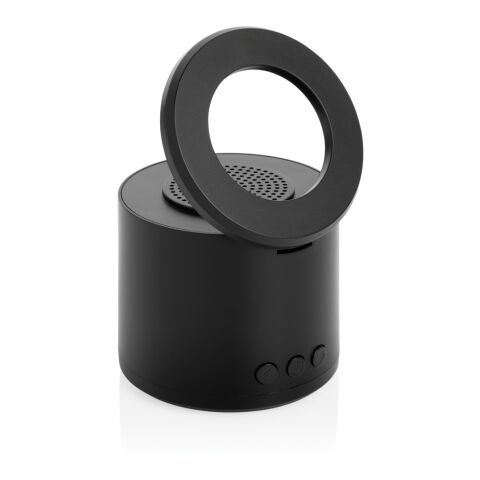 Enceinte 3W avec support en plastique recyclé RCS Magpulse noir | sans marquage | non disponible | non disponible