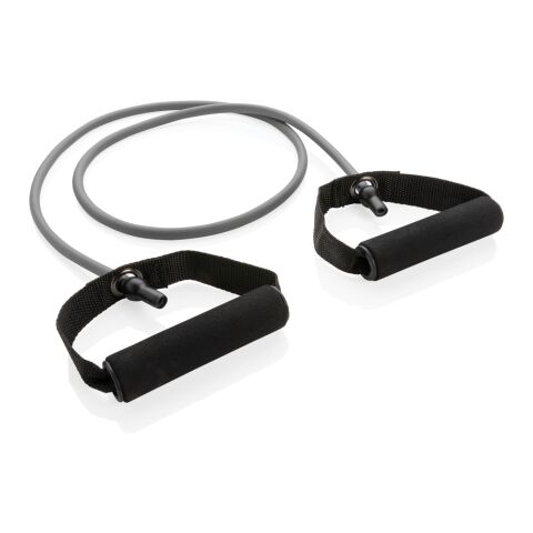 Elastique avec poignée dans une pochette gris-noir | sans marquage | non disponible | non disponible