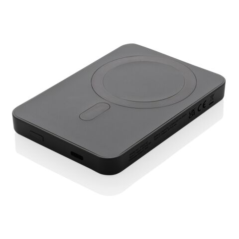 Powerbank magnétique 5000mAh en plastique RCS Magnetix noir | sans marquage | non disponible | non disponible
