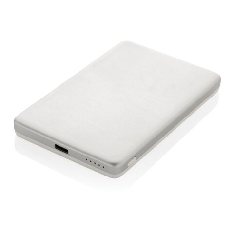 Powerbank 5000mAh et 5W en aluminium recyclé RCS Orion argent | sans marquage | non disponible | non disponible