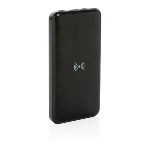 Powerbank avec induction en plastique recyclé RCS noir | sans marquage | non disponible | non disponible