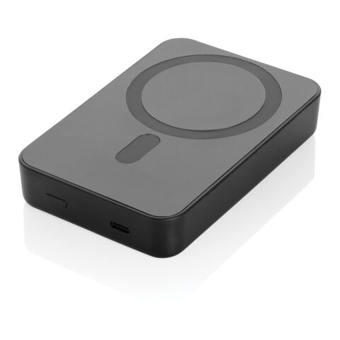 Powerbank magnétique 10.000mAh en plastique RCS Amporia noir | sans marquage | non disponible | non disponible