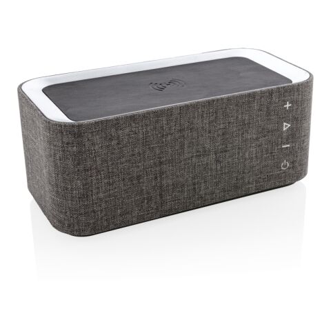 Enceinte avec chargeur à induction Vogue gris-noir | sans marquage | non disponible | non disponible