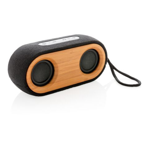 Double enceinte Bamboo X noir-marron | sans marquage | non disponible | non disponible