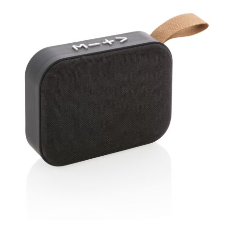 Enceinte 3W en tissu- Batterie 300 mAh noir-noir | sans marquage | non disponible | non disponible