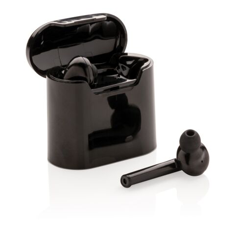 Ecouteurs sans fil dans un boitier de charge Liberty noir | sans marquage | non disponible | non disponible