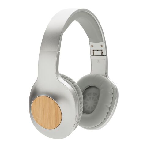 Casque audio en bambou Dakota gris-gris | sans marquage | non disponible | non disponible