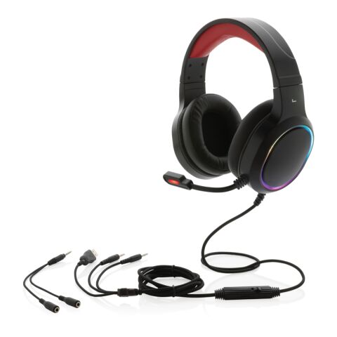 Casque gaming RGB noir | sans marquage | non disponible | non disponible